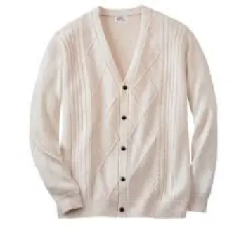 Mens Big  Tall Shoremans Cardigan Cable Knit Sweater